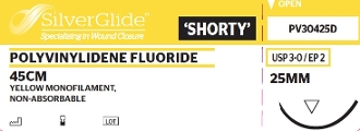 Silverglide Polyvinylidene Fluoride Suture Gauge Copy