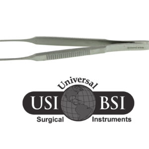 2.75 Inch Graefe Iris Forcep Tweezers With Detail