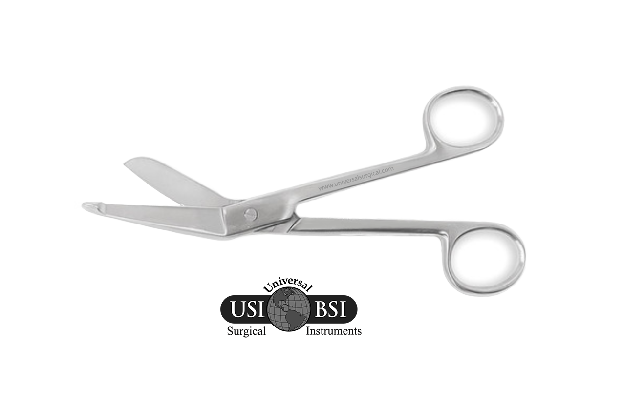 A pair of scissors with the logo for usi bsi.