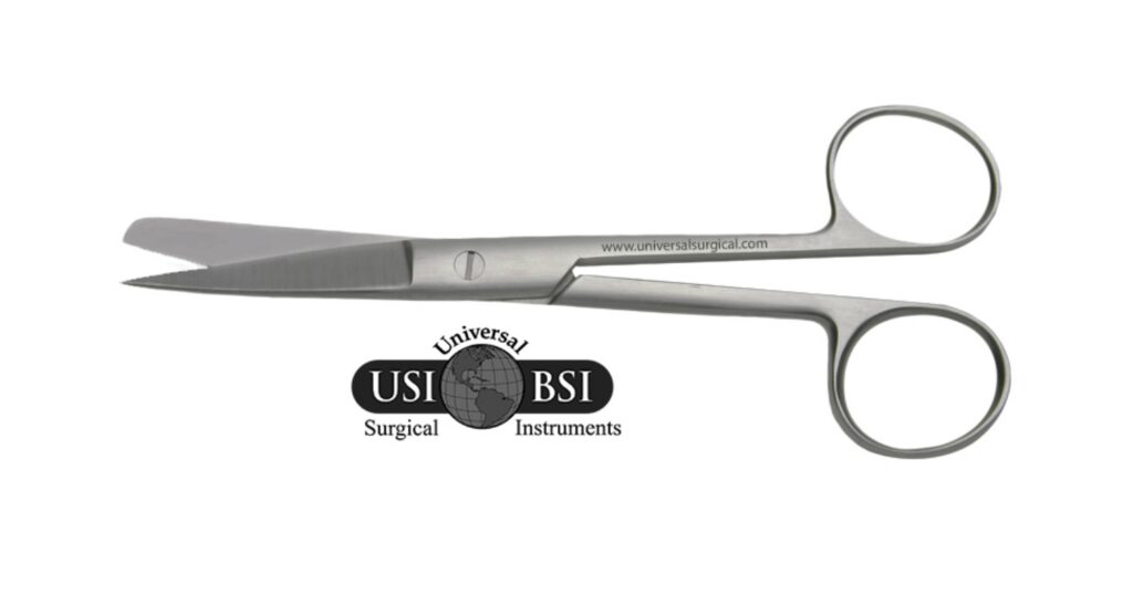 6.5" Operating Scissors (Sharp/Blunt) Straight Universal Surgical