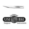 A picture of the logo for universal surgical instruments.