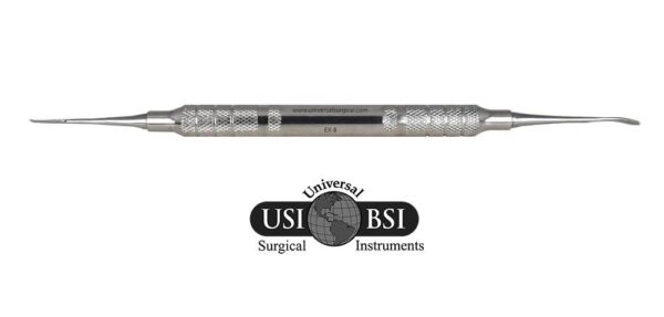 A picture of the front and side view of a surgical instrument.
