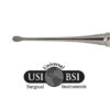 A picture of the logo for universal surgical instruments.