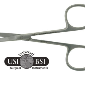 A pair of scissors with the us surgical instruments logo on it.