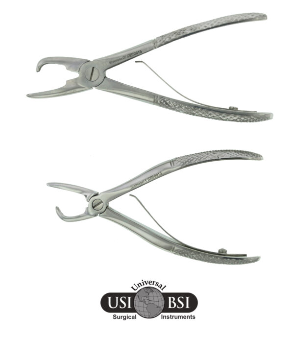 A pair of scissors with one side bent and the other slightly bent.