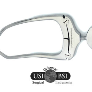 A pair of glasses with the logo for surgical instruments.