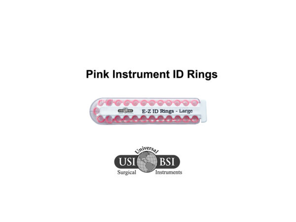A pink instrument id ring is shown.